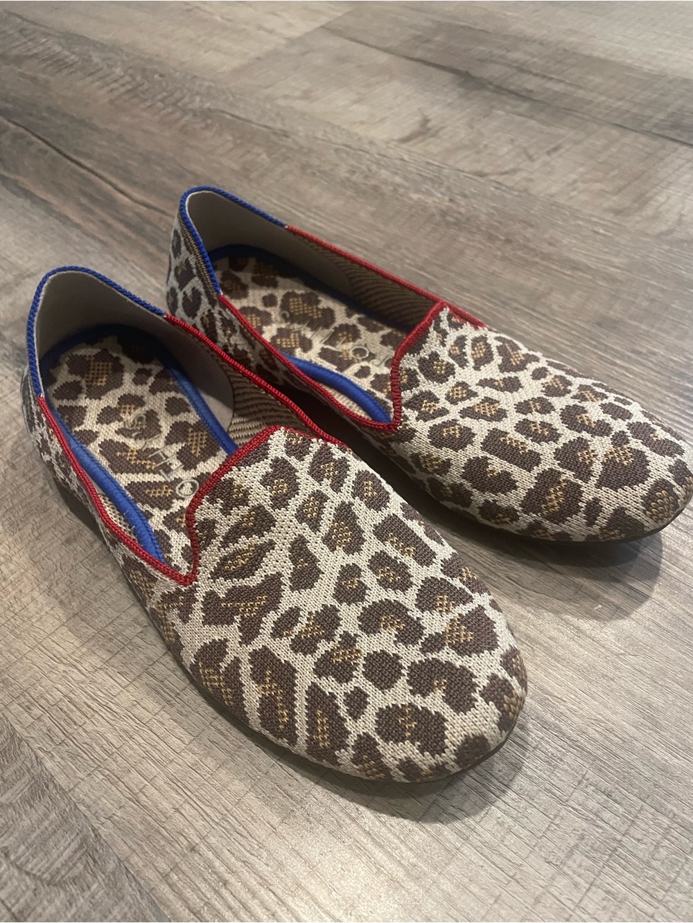 Rothy’s cheetah print loafer